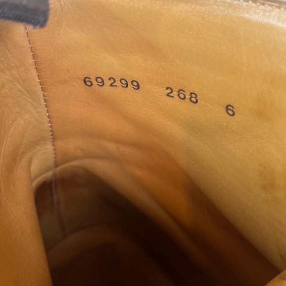 Herring Boots Leather Wingtip Brogue Boots Tan Brown Size UK 6 EU 40 Men US 7/8 - Picture 7 of 9